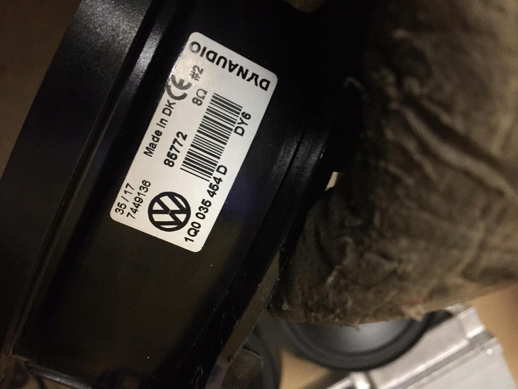фото №15, Vw tiguan аудиосистема dynaudio динамик усилитель 5k0035453 5k0035456