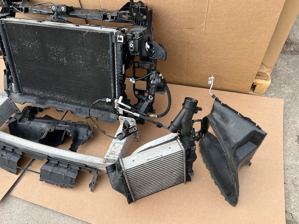 фото №14, Audi sq7 4m lift 2020 4,0 tdi pas передний радиатор интеркулер комплект