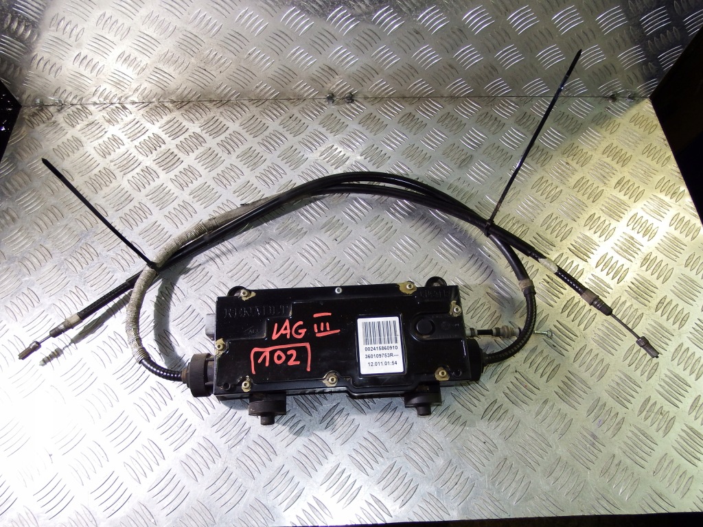 фото №1, Гальмо ручний модуль електричний троси renault laguna iii 360109753r