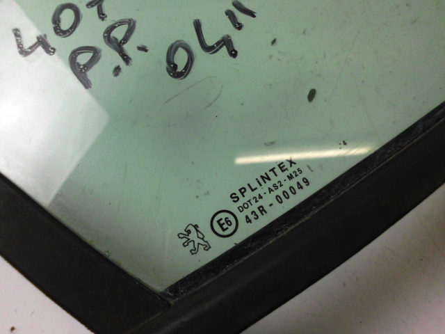 фото №3, Стекло стекло дверь правый перед peugeot 407 2004 rok