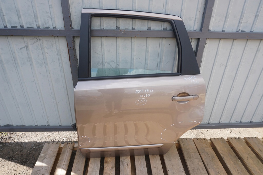 фото №1, Nissan note e11 дверь левая задние c30 2007rok стекло nr.351