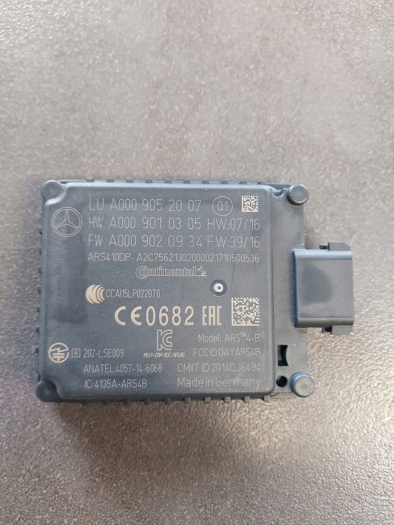 фото №1, Mercedes радар датчик a0009052007 a0009010305