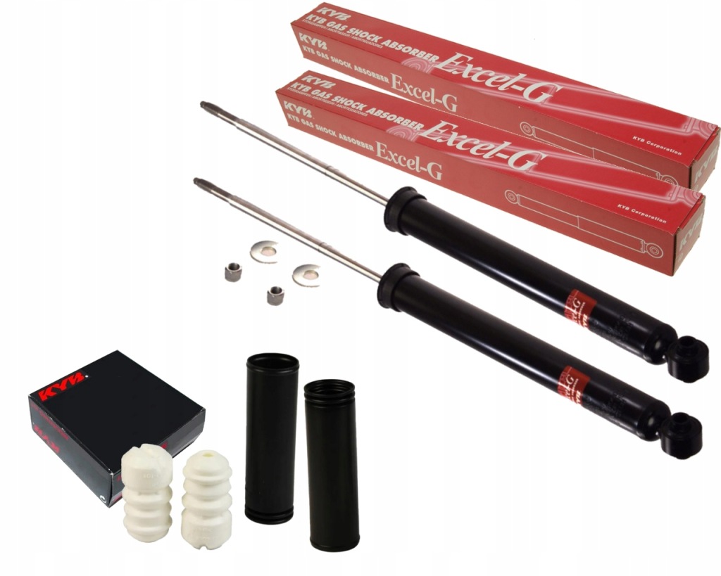 фото №1, Kyb 2x амортизаторы + защита i отбойники bmw 3 e36 e46 задняя