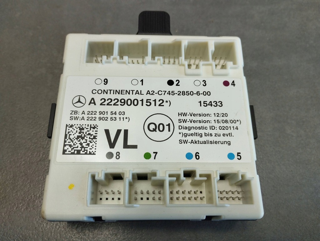 фото №1, Mercedes-benz glc x253 модуль дверь левый перед a2229001512