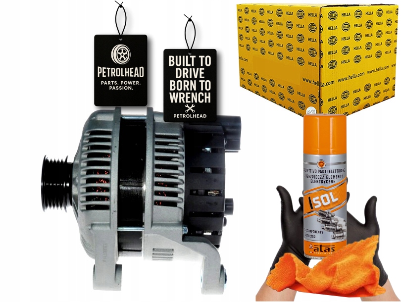 фото №1, Генератор hella 8el 011 710-721 bmw hella #petrolhead pro+ kit4