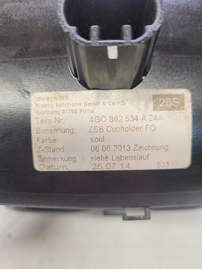 фото №5, Кронштейн na кружки audi a6 c7 a7 4g8 4g0862534a