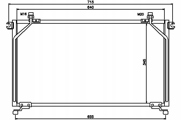 фото №1, Nissens 94863 конденсатор, кондиціонер