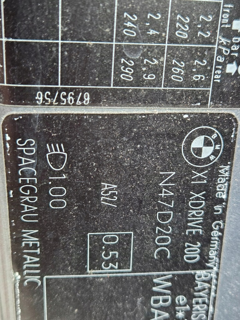 фото №9, Крила правий передній перед bmw x1 e84 a52