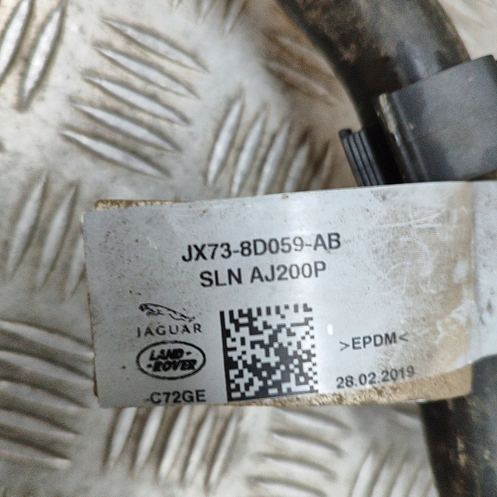 фото №6, Jaguar xf x260 2019 шланг / wąż радіатора