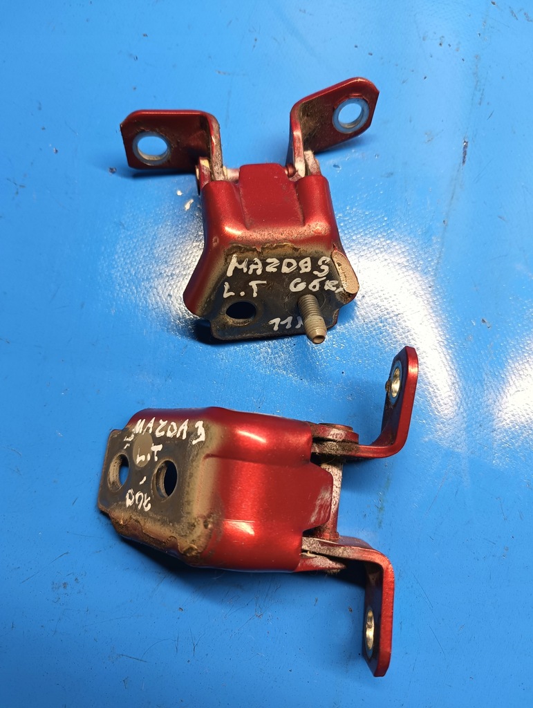 фото №1, Петли дверь левый задняя mazda 3 iii bm 41v 13-19r. kpl