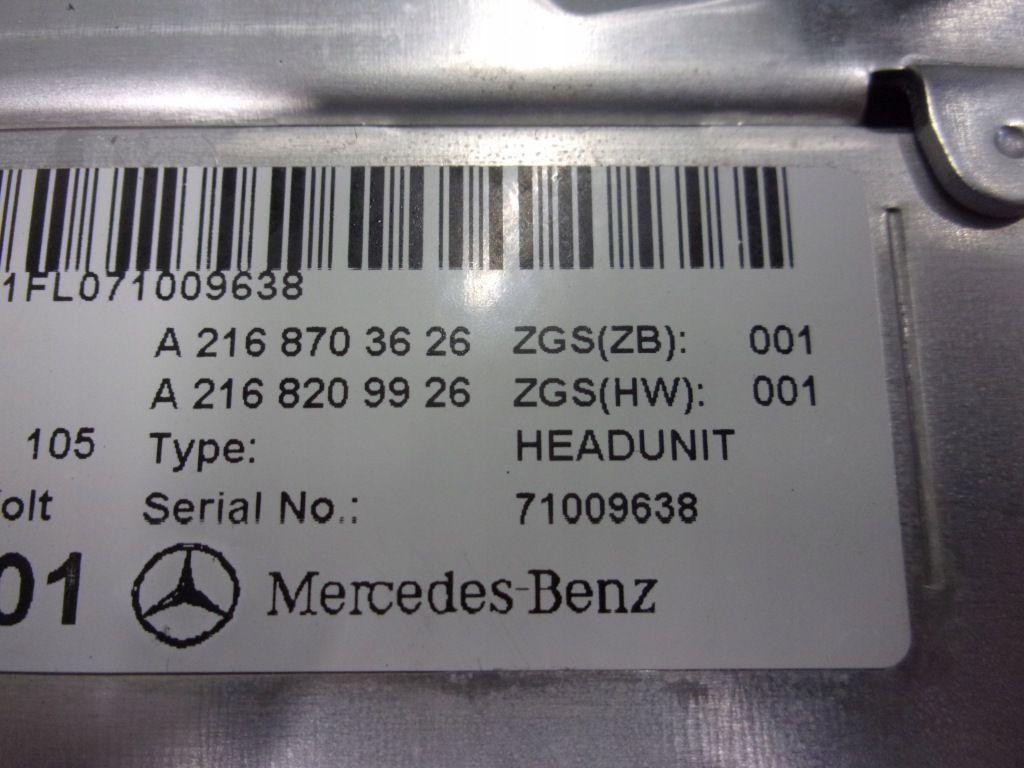 Mercedes w216 cl 216 cl 500 радио comand a2168703626 Недорого