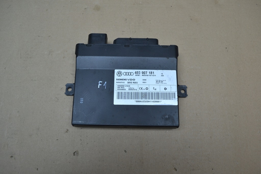 фото №1, Модуль блок управления kessy audi a8 d3 4e0907181