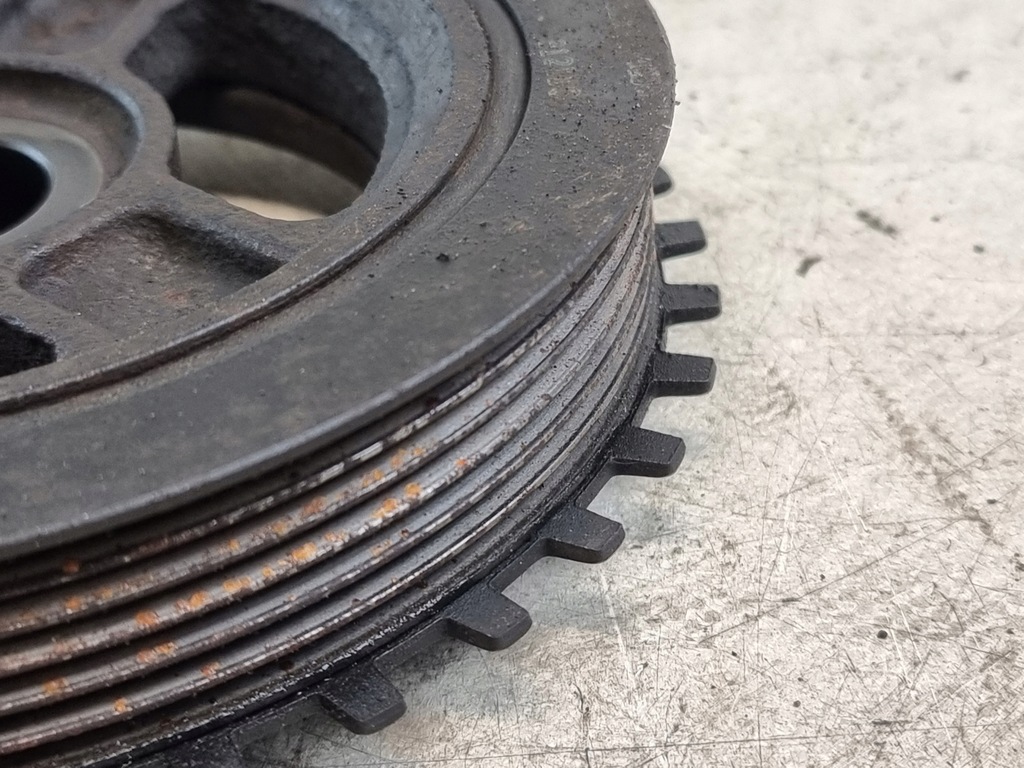 фото №8, Шків колінчастого вала оригінальний номер 3m6g-a l323 mazda 6 gg 2.0 16v 104kw 04r