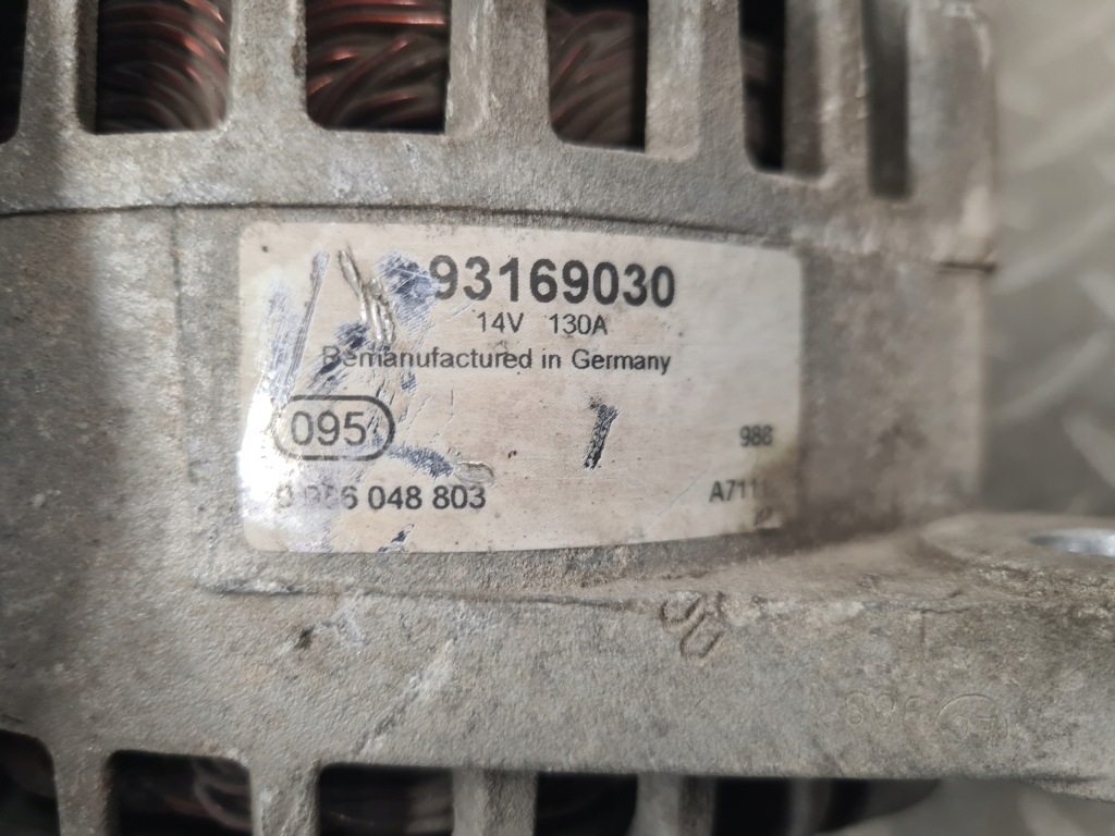 Генератор opel vectra c astra 3 h zafira 2 b 1.9 cdti denso 3 кабелі Зі Шроту