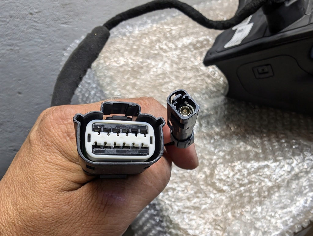 фото №13, Ford transit custom mk2 ii 2023- зеркало наружное правое 10 pin europa