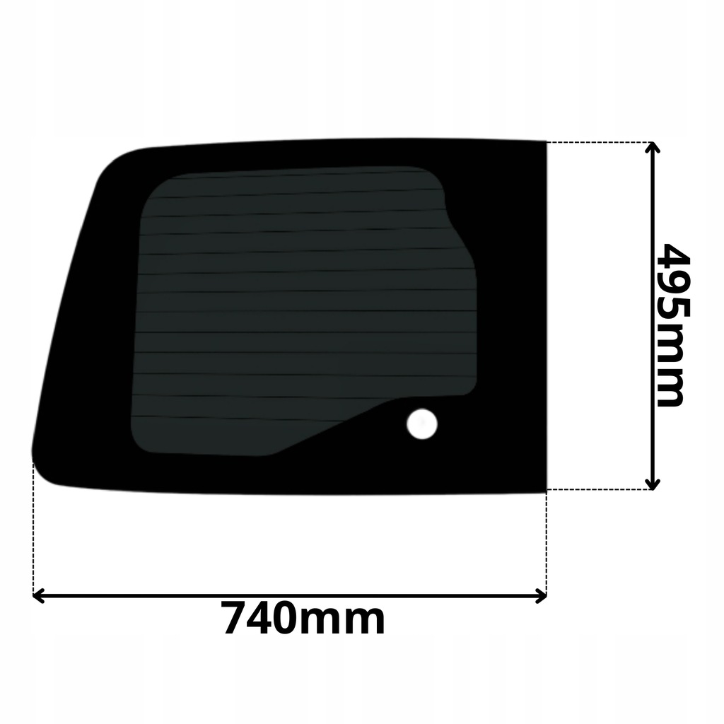 фото №1, Стекло задняя левая подогрев тонированная toyota proace 16- g-0299