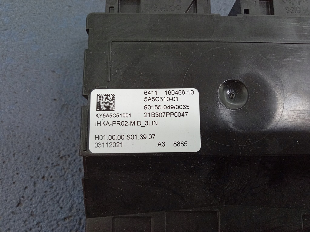 фото №9, Bmw 7 g11 g12 g30 блок управления кондиционера 5a5c510