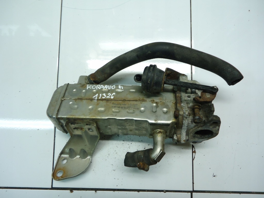 фото №1, Ssangyong korando iii 2.0 e-xdi радиатор выхлопных газов a6711400570