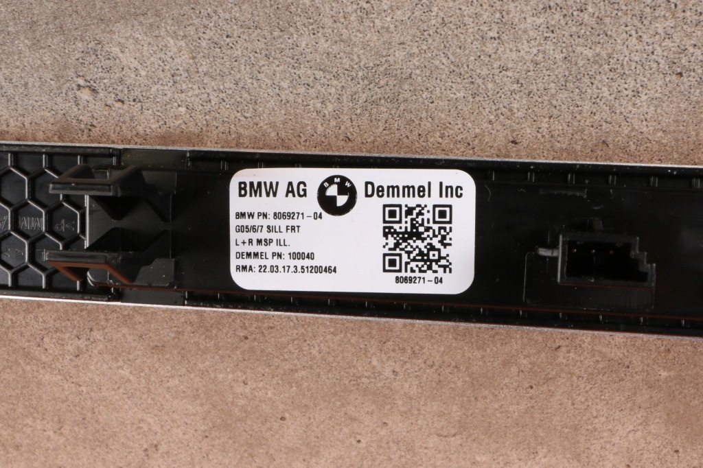 фото №15, Bmw x6 g06 x6m f96 накладки накладки пороговые подсвечиваемые комплект m-pakiet