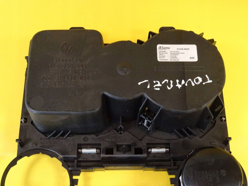 фото №6, Кронштейн na чашка напої рамка домкрата vw touareg i 7l6858601 nr64