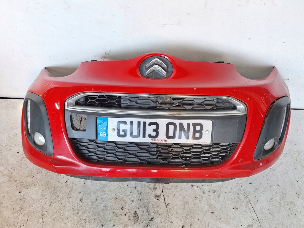 фото №1, Citroen c1 lift 12-14 бампер + led