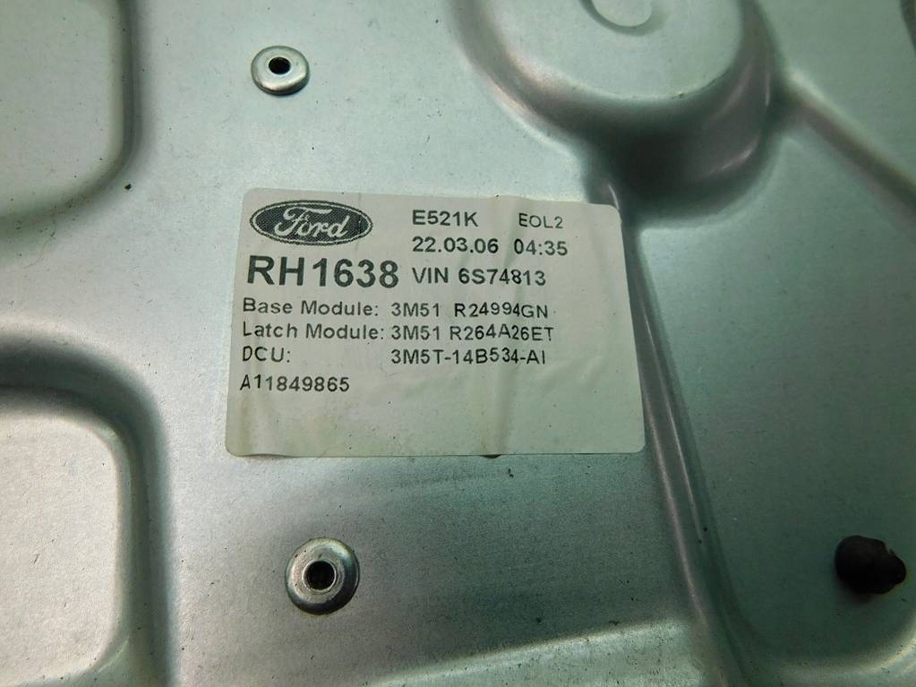 фото №7, Ford focus c-max 2006r подъемник стекло правый задняя