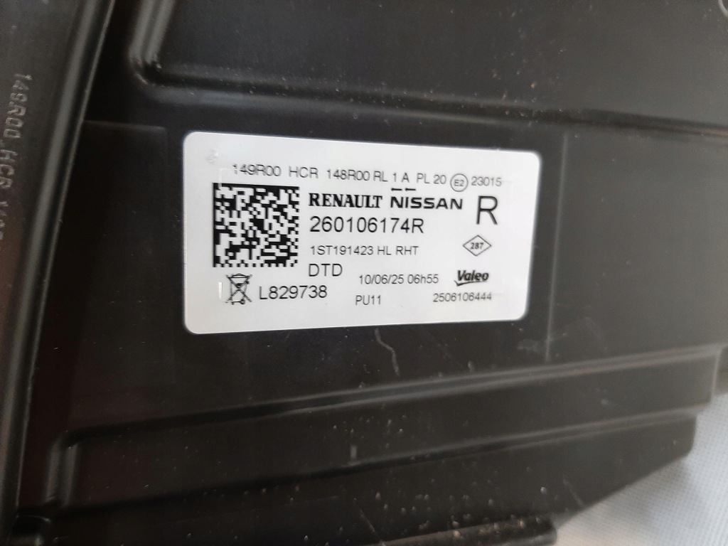 фото №13, Nissan interstar бампер решітка радіатора фара перед 260608459r 622541366r