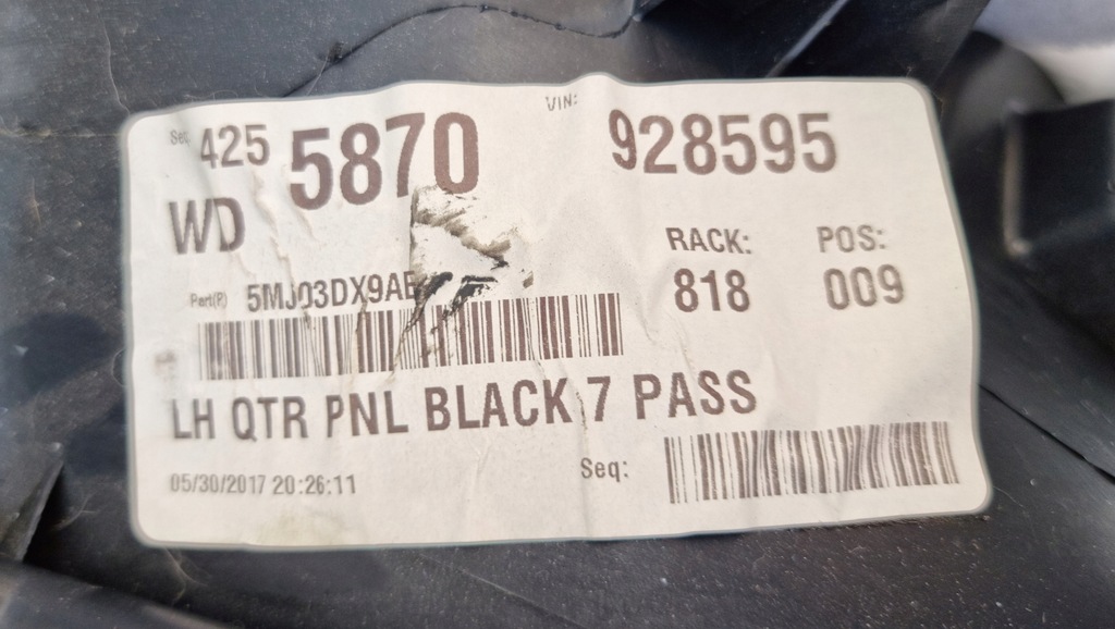 фото №10, Dodge durango 5.7 обшивка багажника лівий 2017