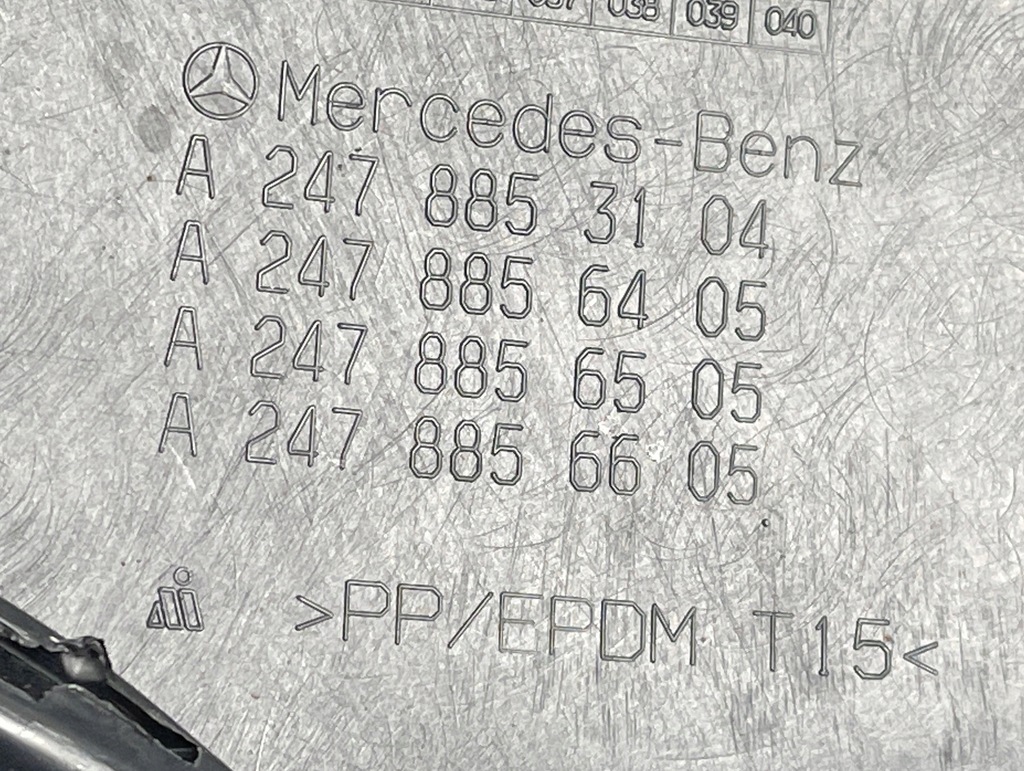 фото №11, Спойлер бампера диффузор задняя mercedes h247 gla a2478853104