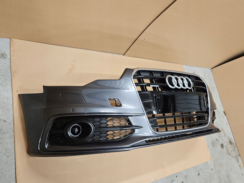 фото №16, Бампер перед audi a6 c7 4g lz7s daytonagrau s-line kompletny демонтаж !!!