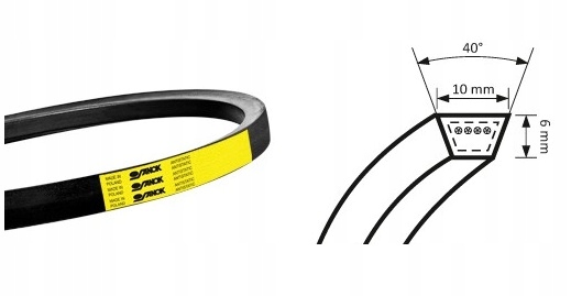 фото №4, Pas клиновий hz 1750 stomil ремінь, класичний