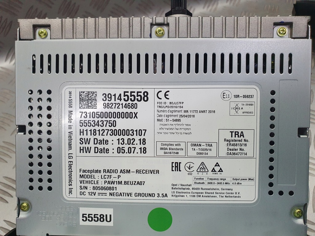 фото №2, Радио дисплей opel crossland x