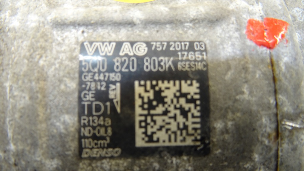 фото №6, Audi vw 2.0tfsi компрессор компрессор кондиционера 5q0820803k