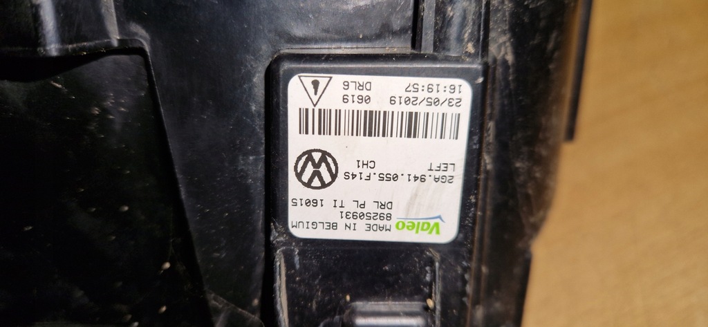 фото №5, Лампа левая led drl vw t-roc 2ga941055f14s europa