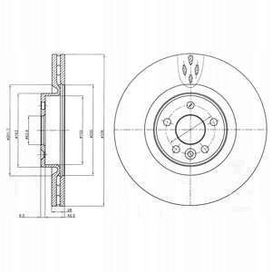 фото №3, Тормозные диски тормозные колодки перед delphi volvo s80 ii