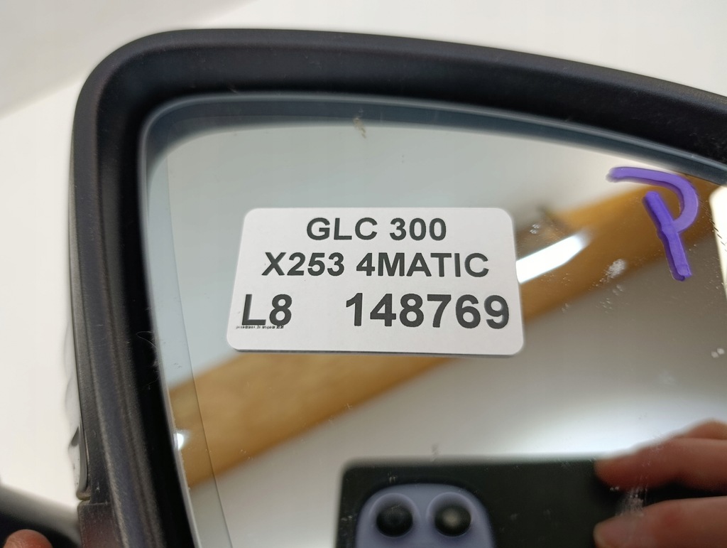 фото №8, Mercedes glc 300 x253 дзеркало праве 12 pin a0998108000