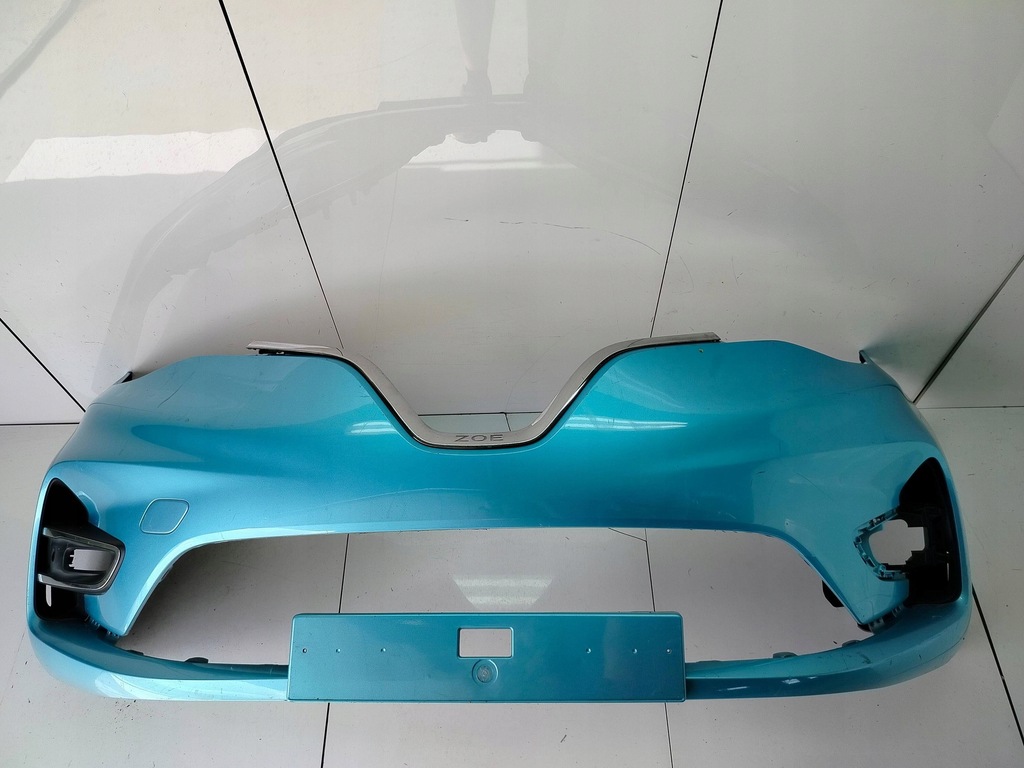 фото №1, Бампер передній renault zoe lift 2019- хром решітка