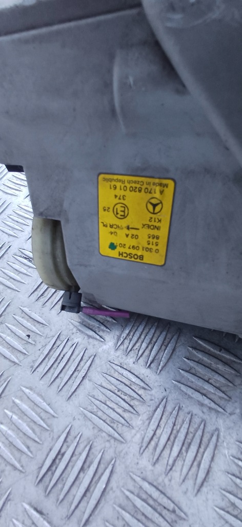 фото №5, Mercedes r170 лампа ліва перед поворотник