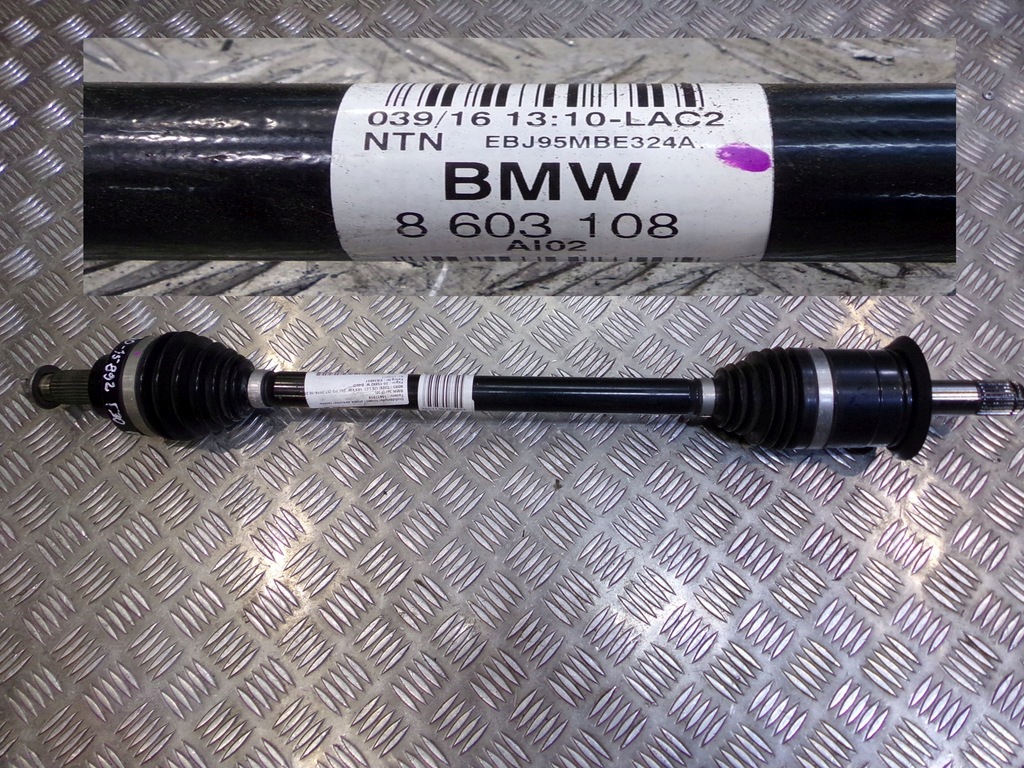 фото №1, Bmw f22 f30 f32 2.8 3.0 ix привідний вал задня права 8603108 / po 666km!