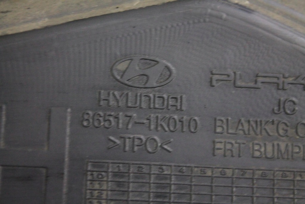 фото №3, Заглушка бампера левый перед hyundai ix20 10-19