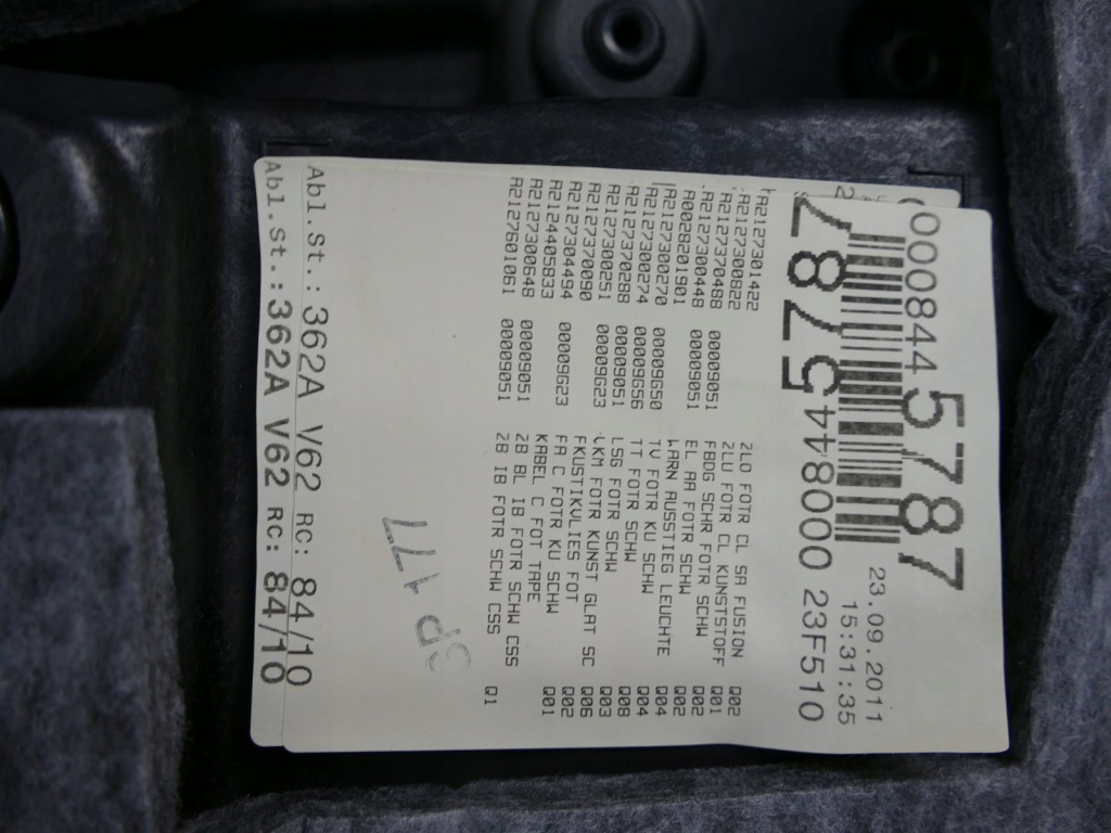 фото №8, Mercedes e w212 sedan обшивка двері правий задня