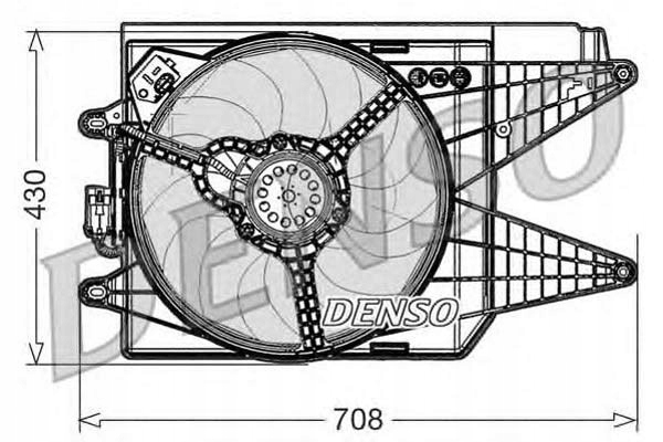 фото №2, Denso вентилятор радиатора с корпус abarth 500