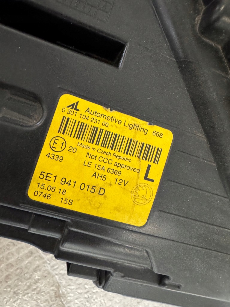 фото №5, Skoda octavia iii 3 lift левая лампа full led