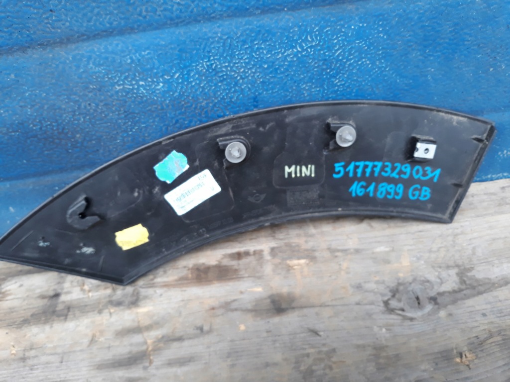 фото №2, Молдинг накладка крыла mini f55