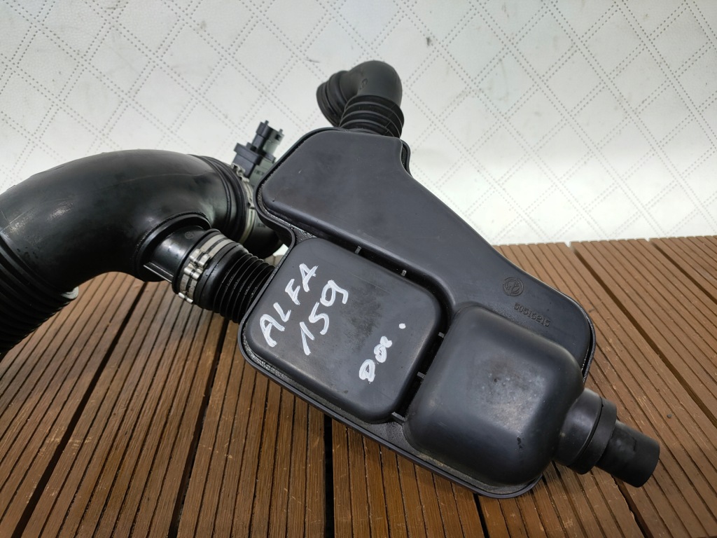 фото №3, Alfa romeo 159 05-11 2.4 jtdm резонатор воздуха + труба 51858781 50516215