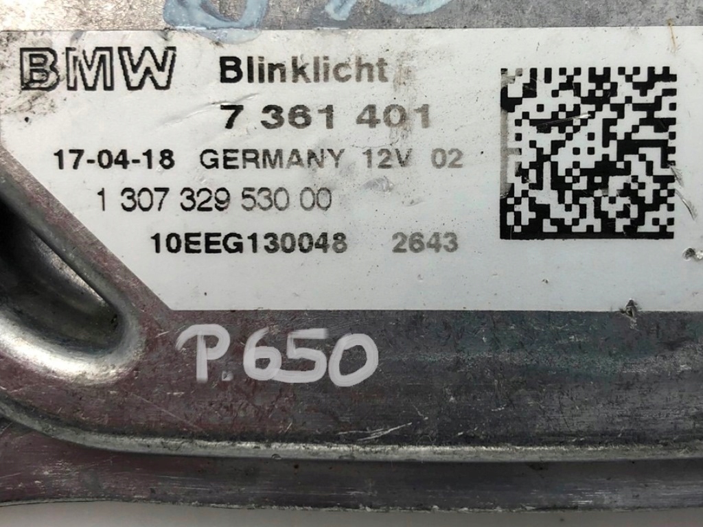 фото №12, Модуль led поворотник повороту bmw i12 i15 i8 63117361401 130732953000