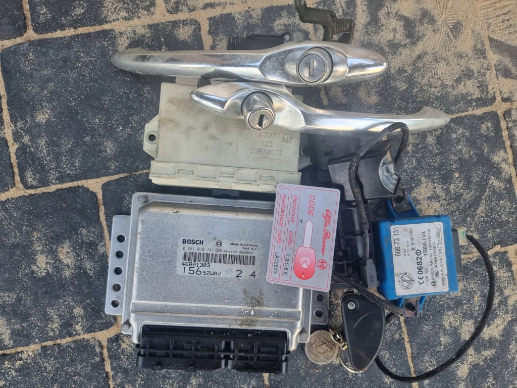 фото №1, Бортовий комп'ютер імобілайзер замок запалювання alfa romeo 156 2.4 jtd 10v