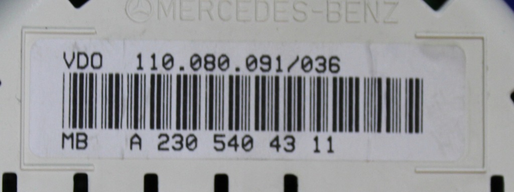 Счетчик приборная панель mercedes sl r230 a2305404311 в Украине