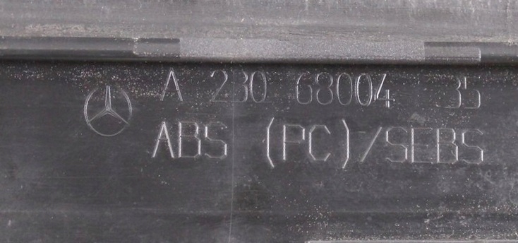 Накладка  порога  правая mercedes sl r230 a2306800435 Цена