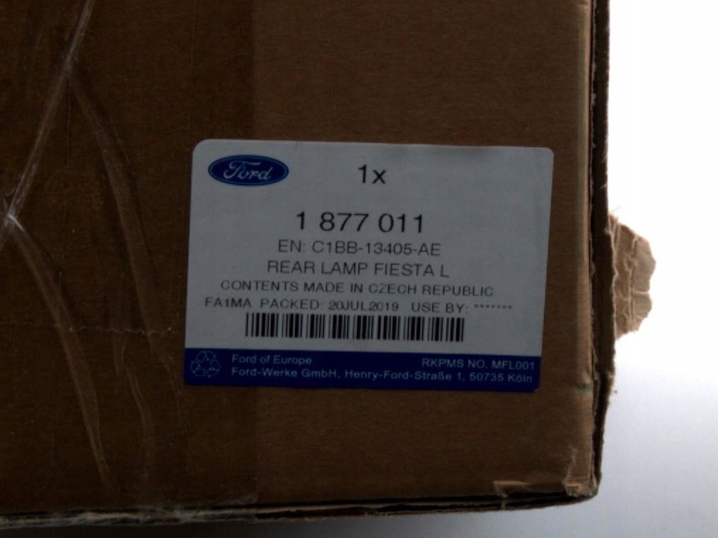 фото №14, Лампа задняя левая ford fiesta mk7 2012-2017 оригинальный номер